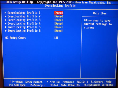 MSI P55-GD65 OC Profile